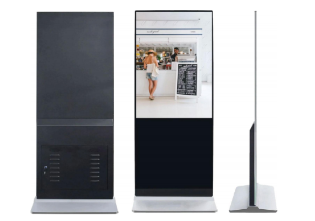 "55” Digital Floor Non-Touch Ultraslim Standee
